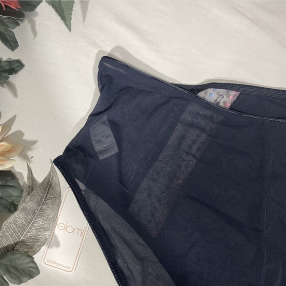 NWT $32 Elomi [ 3XL ] Matilda‎ Embellished Briefs in Unicorn Blue/Grey - Picture 10 of 12